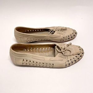Woven Vintage Flats Women's Shoes